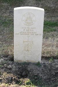 Ismailia War Memorial Cemetery - Lewis, P
